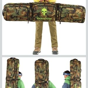Camouflage‎ Ski Bag Snowboard Travel Skull Winter Spir